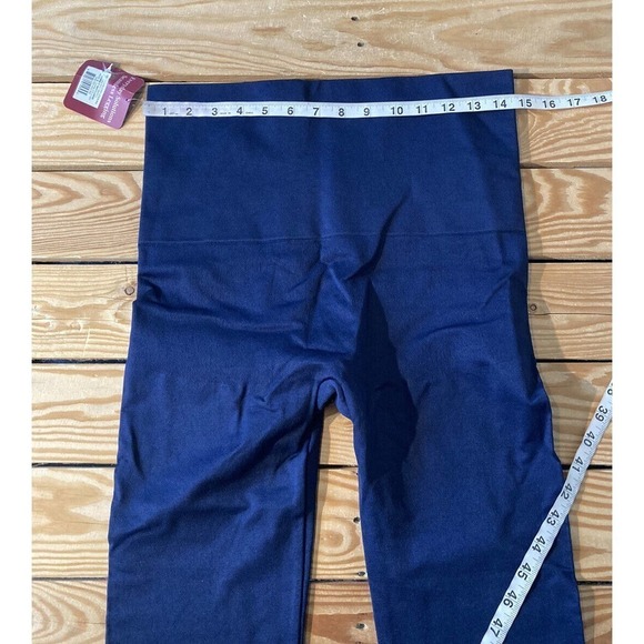 NEW Anti X Seamless Compression Leggings Size Large Women’s Navy - Picture 8 of 10